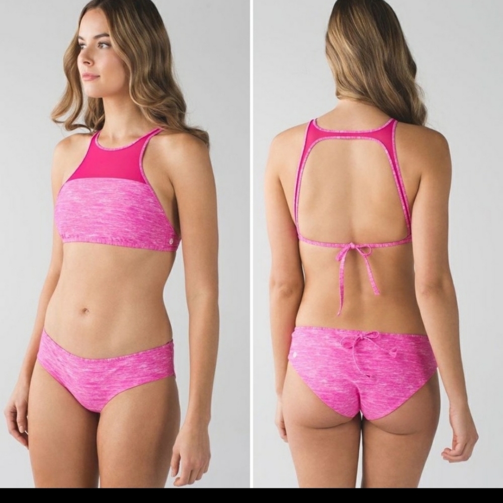 Lululemon reversible salty swim racer top NWT